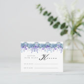 サンプルフローラガーデンブライダルシャワーゲームカード プレイスカード (スタンド正面)