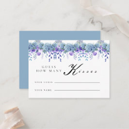 サンプルフローラガーデンブライダルシャワーゲームカード プレイスカード