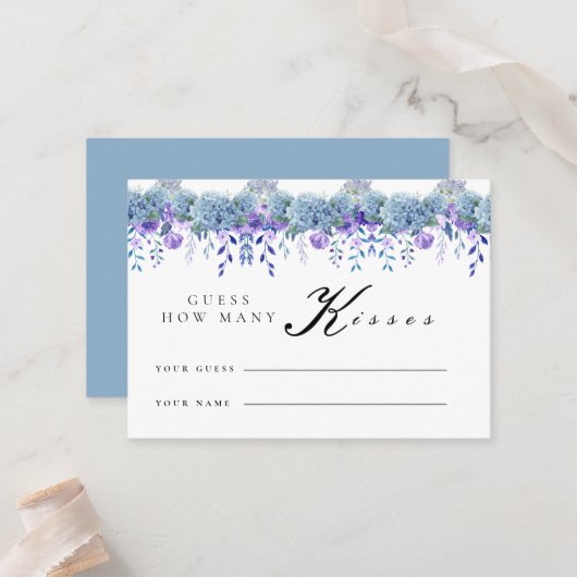 サンプルフローラガーデンブライダルシャワーゲームカード プレイスカード (正面/裏面インサイチュ)