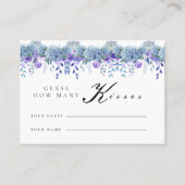 サンプルフローラガーデンブライダルシャワーゲームカード プレイスカード (正面)