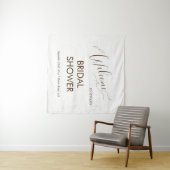 サンプルミニマル金ゴールドダストブライダルシャワーへようこそ タペストリー (インサイチュ(横))