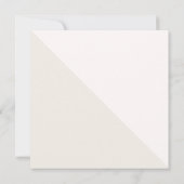 サンプル秋のサイドフローラブライダルシャワー招待 セーブザデート (裏面)