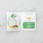 サンプル結婚式招待状カード 招待状 (内部)