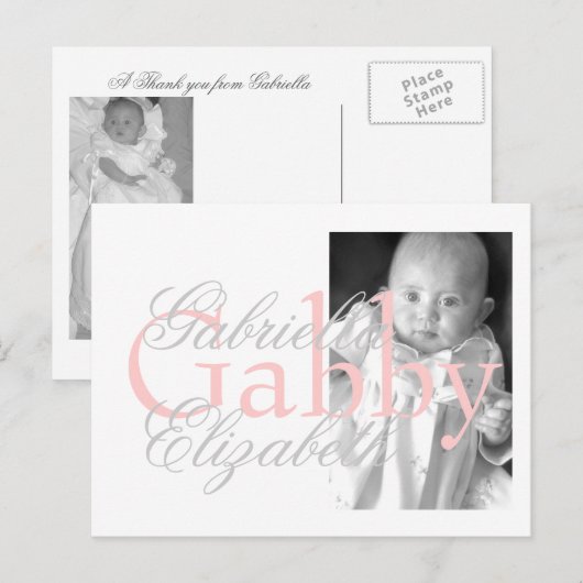 サンプル1 ポストカード (正面/裏面)