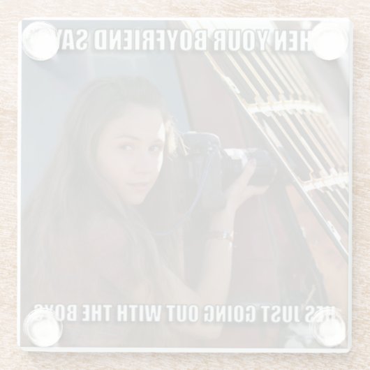 サンプル ガラスコースター (裏面)