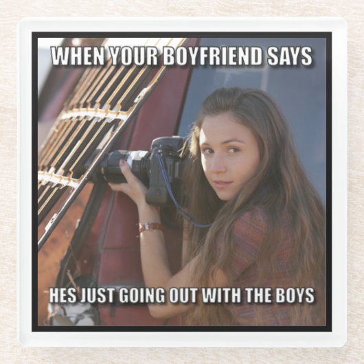 サンプル ガラスコースター (正面)