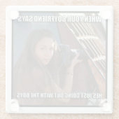 サンプル ガラスコースター (裏面)