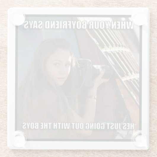 サンプル ガラスコースター (裏面)