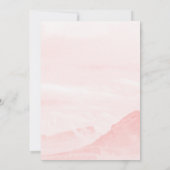 サンプル マウンテン カントリー 水彩 誕生日 招待状 (裏面)