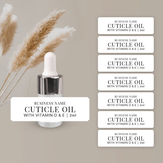 サンプルVial 2ml MINIドロッパーボトルラベル シール