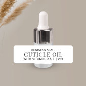 サンプルVial 2ml MINIドロッパーボトルラベル シール