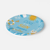 サンプールの1つのパーティー誕生日ボーイサマー ペーパープレート (アングル)