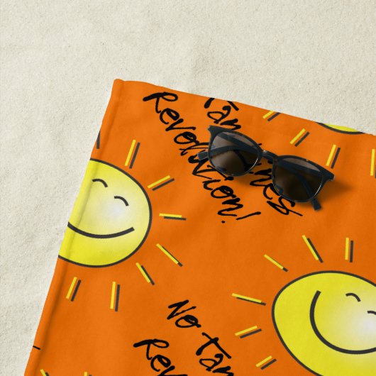 サンヘルス – 接線なし革命 ビーチタオル (インサイチュ)