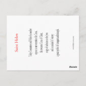 サンヘレン祈りの言葉カード ポストカード (裏面)