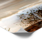 サンベアの険しい山の地形のマウンテンバイク ポスター (角)