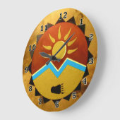 サンベアークロック ラージ壁時計 (傾斜)