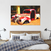 サンベイクピックアップ32x48 キャンバスプリント (インサイチュ (寝室))