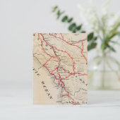 サンベニート、フレスノ、モントレー、サンルイス・オビスポー ポストカード (スタンド正面)