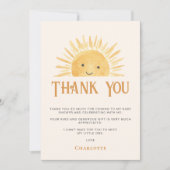 サンベビーシャワーありがとう サンキューカード (正面)