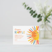 サンベビーシャワーおむつラッフルエンクロージャカード エンクロージャーカード (スタンド正面)