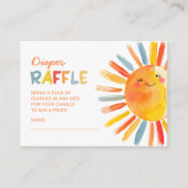 サンベビーシャワーおむつラッフルエンクロージャカード エンクロージャーカード (正面)