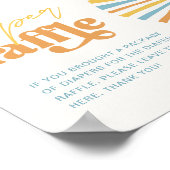 サンベビーシャワーおむつラッフルサイン ポスター (角)