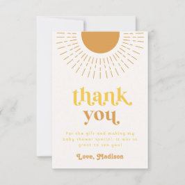 サンベビーシャワーサンキューカード | Sun Thank You サンキューカード