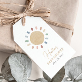 サンベビーシャワーメッセージカード ギフトタグ