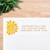 サンベビーシャワー差出人住所ラベル ラベル