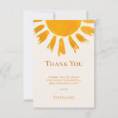 サンベビーシャワー サンキューカード (正面)