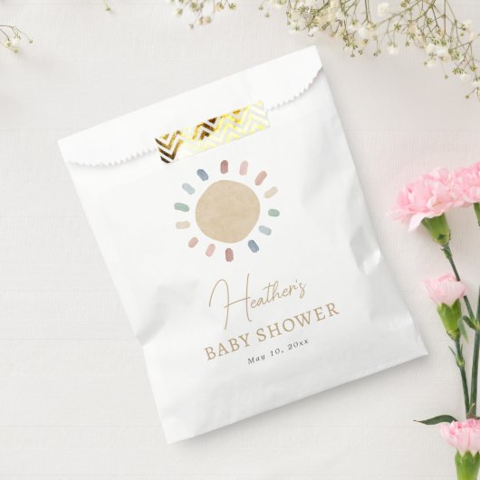 サンベビーシャワー フェイバーバッグ (封をした状態)