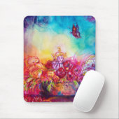 サンベリーナ、花籠および蝶 マウスパッド (マウス)