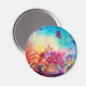 サンベリーナ、花籠および蝶 マグネット (正面/裏面)