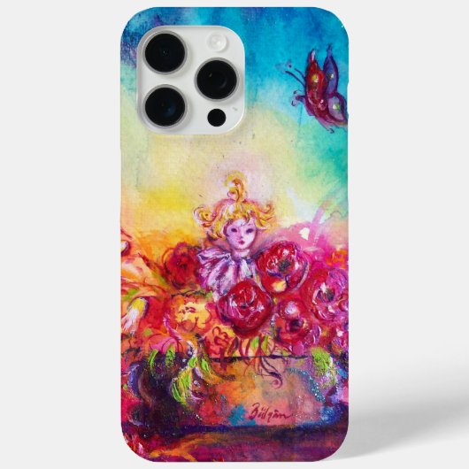 サンベリーナ、花籠と蝶 Case-Mate iPhoneケース (裏面)