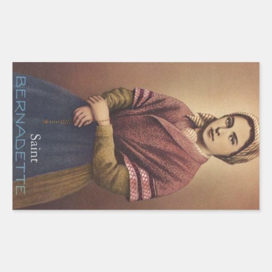 サンベルナデット 長方形シール (正面)