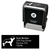 サンベルナルシルエット差出人住所 セルフインキングスタンプ (インサイチュ)