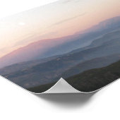 サンベルナルディーノマウンテンムーンライズ ポスター (角)