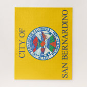 サンベルナルディーノ国旗（カリフォルニア州） ジグソーパズル (縦)