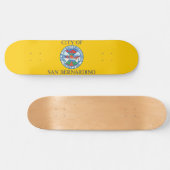 サンベルナルディーノ国旗（カリフォルニア州） スケートボード (横)