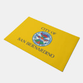 サンベルナルディーノ国旗（カリフォルニア州） ドアマット (アングル)