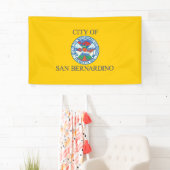 サンベルナルディーノ国旗（カリフォルニア州） 横断幕 (インサイチュ)