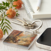 サンベルナルドイン紅葉秋インスパイア キーホルダー (正面右)