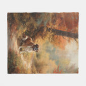 サンベルナルドイン紅葉秋インスパイア フリースブランケット (正面(横))