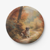 サンベルナルドイン紅葉秋インスパイア ペーパープレート (正面)