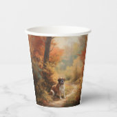 サンベルナルドイン紅葉秋インスパイア 紙コップ (正面)