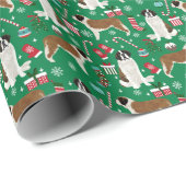サンベルナルドクリスマスドッグ ラッピングペーパー (ロールコーナー)
