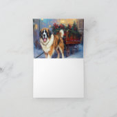 サンベルナルドクリスマスフェスティバルシーズン カード (内部)