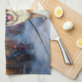 サンベルナルドクリスマスフェスティバルシーズン キッチンタオル (四つ折り)