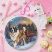 サンベルナルドクリスマスフェスティバルシーズン ペーパープレート (パーティー)