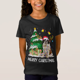 サンベルナルドクリスマスライトツリーサンタクリスマスパージ Tシャツ